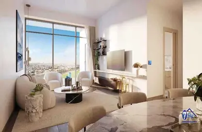 Living Room image for: Apartment - 1 Bedroom - 2 Bathrooms for sale in Jannat - Midtown - Dubai Production City (IMPZ) - Dubai, Image 1