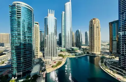 Apartment - Studio - 1 Bathroom for rent in Lake View Tower - JLT Cluster B - Jumeirah Lake Towers - Dubai