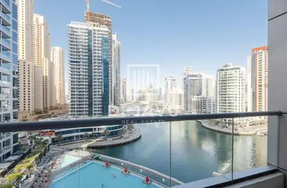 شقة - غرفة نوم - 1 حمام للايجار في البرج الاوسط - باي سنترال - دبي مارينا - دبي