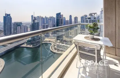 Balcony image for: Apartment - 1 Bedroom - 2 Bathrooms for sale in Fairfield Tower - Park Island - Dubai Marina - Dubai, Image 1