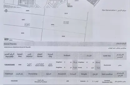 Land - Studio for sale in Al Helio 1 - Al Helio - Ajman