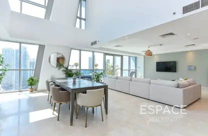 Apartment - 3 Bedrooms - 5 Bathrooms for rent in The Jewel Tower B - The Jewels - Dubai Marina - Dubai