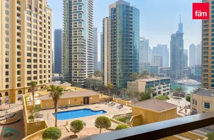 Apartment - 1 Bedroom - 2 Bathrooms for rent in Rimal 4 - Rimal - Jumeirah Beach Residence - Dubai