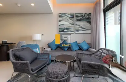 Living Room image for: Apartment - 1 Bedroom - 1 Bathroom for sale in Aykon City Tower B - Aykon City - Business Bay - Dubai, Image 1