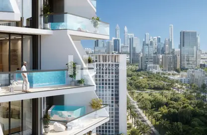 Apartment - 2 Bedrooms - 3 Bathrooms for sale in Binghatti Grove - Jumeirah Village Circle - Dubai