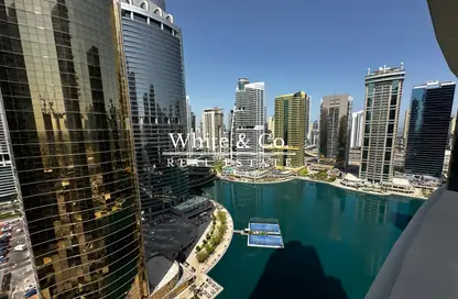 شقة - غرفة نوم - 2 حمامات للايجار في برج كونكورد - (JLT) مجمع H - أبراج بحيرة الجميرا - دبي