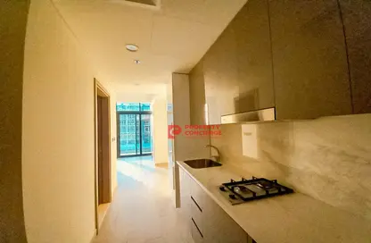 Kitchen image for: Apartment - 1 Bathroom for rent in Azizi Riviera 33 - Meydan One - Meydan - Dubai, Image 1