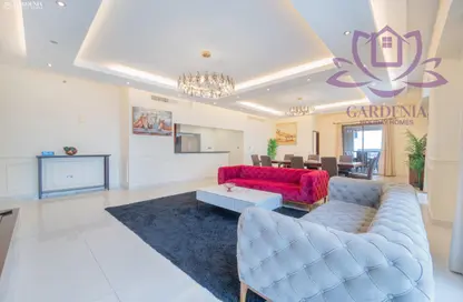 Apartment - 4 Bedrooms - 5 Bathrooms for rent in Rimal 4 - Rimal - Jumeirah Beach Residence - Dubai