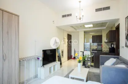 Living Room image for: Apartment - 1 Bathroom for rent in Sydney Tower - Jumeirah Village Circle - Dubai, Image 1