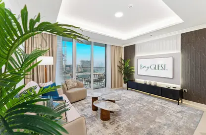 Apartment - 1 Bedroom - 1 Bathroom for rent in Palace Beach Residence Podium - EMAAR Beachfront - Dubai Harbour - Dubai
