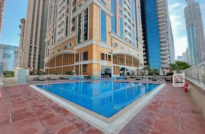 صورة لـ حوض سباحة شقة - 2 غرف نوم - 3 حمامات للبيع في مساكن النخبة - دبي مارينا - دبي ، صورة رقم 1