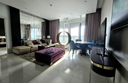 شقة - غرفة نوم - 2 حمامات للايجار في برج أبر كريست - دبي وسط المدينة - دبي