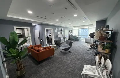 Office Space - Studio - 1 Bathroom for rent in Grosvenor Office Tower - Business Bay - Dubai