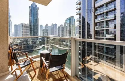 Balcony image for: Apartment - 2 Bedrooms - 3 Bathrooms for sale in Marina Tower - Dubai Marina - Dubai, Image 1