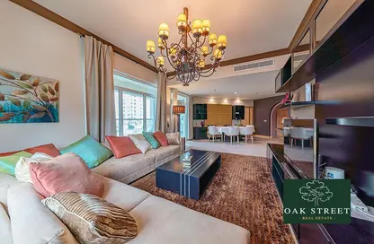Apartment - 3 Bedrooms - 4 Bathrooms for rent in Al Shahla - Shoreline Apartments - Palm Jumeirah - Dubai