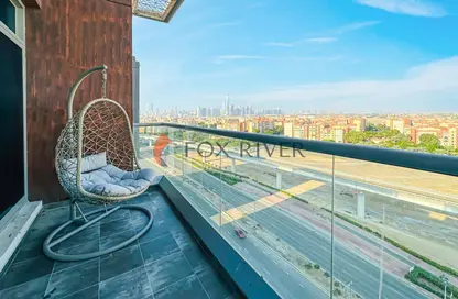 Balcony image for: Apartment - 2 Bedrooms - 3 Bathrooms for rent in 5th Avenue - Al Furjan - Dubai, Image 1