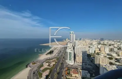 Water View image for: Apartment - 2 Bedrooms - 3 Bathrooms for rent in Corniche Tower - Ajman Corniche Road - Ajman, Image 1