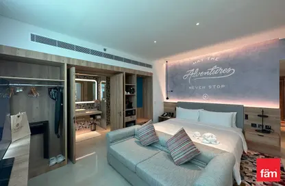 صورة لـ غرفة- غرفة النوم النزل و الشقق الفندقية - 1 حمام للبيع في سيفين بالم - نخلة جميرا - دبي ، صورة رقم 1