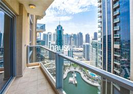 صورةشرفة لـ: شقة - 2 غرف نوم - 3 حمامات للبيع في برج المارينا - دبي مارينا - دبي, صورة 1