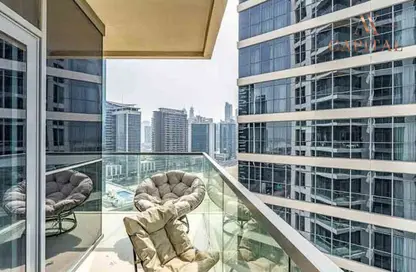 صورة لـ شرفة شقة - غرفة نوم - 2 حمامات للايجار في بلفيو برج 1 - أبراج بلفيو - دبي وسط المدينة - دبي ، صورة رقم 1