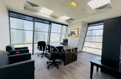 Office Space - Studio - 1 Bathroom for rent in The Prism - Business Bay - Dubai