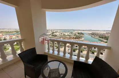 Balcony image for: Apartment - 1 Bathroom for rent in Royal Breeze 1 - Royal Breeze - Al Hamra Village - Ras Al Khaimah, Image 1