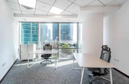 Office Space - Studio - 1 Bathroom for rent in North Tower - Emirates Financial Towers - DIFC - Dubai