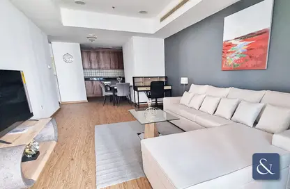 Living / Dining Room image for: Apartment - 1 Bedroom - 1 Bathroom for rent in Princess Tower - Dubai Marina - Dubai, Image 1