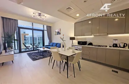 Kitchen image for: Apartment - 1 Bedroom - 1 Bathroom for rent in AZIZI Riviera - Meydan One - Meydan - Dubai, Image 1