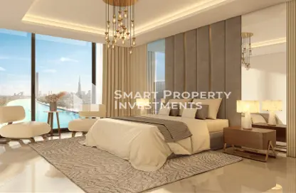 Room / Bedroom image for: Apartment - 1 Bathroom for sale in Azizi Riviera 43 - Meydan One - Meydan - Dubai, Image 1