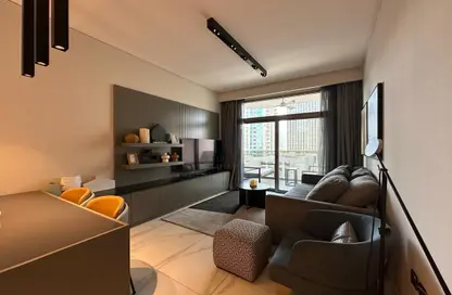 صورة لـ غرفة المعيشة شقة - 2 غرف نوم - 3 حمامات للايجار في الخليج التجاري - دبي ، صورة رقم 1
