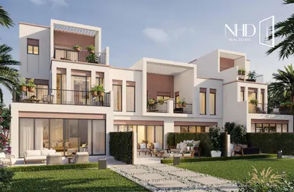 Townhouse - 4 Bedrooms - 5 Bathrooms for sale in Costa Brava 2 - Costa Brava at DAMAC Lagoons - Damac Lagoons - Dubai