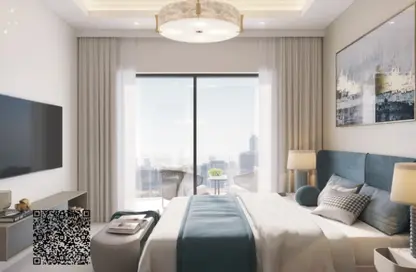 Apartment - 1 Bedroom - 2 Bathrooms for sale in Tower C1 - Ajman Pearl Towers - Ajman Downtown - Ajman