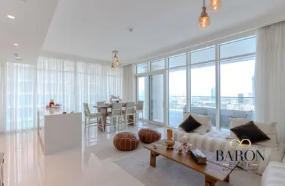 Apartment - 3 Bedrooms - 3 Bathrooms for rent in Sunrise Bay - EMAAR Beachfront - Dubai Harbour - Dubai