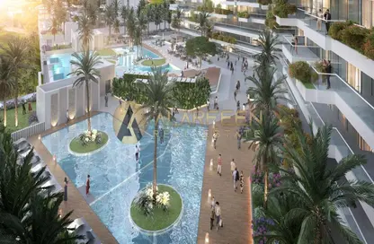 صورة لـ حوض سباحة شقة - 2 غرف نوم - 3 حمامات للبيع في جولف جرينز - داماك هيلز - دبي ، صورة رقم 1