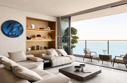 Living Room image for: Apartment - 2 Bedrooms - 2 Bathrooms for sale in Atlantis The Royal Residences - Palm Jumeirah - Dubai, Image 1