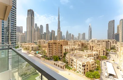 Apartment - 2 Bedrooms - 4 Bathrooms for rent in Bellevue Tower 1 - Bellevue Towers - Downtown Dubai - Dubai