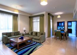 Living / Dining Room image for: Hotel and Hotel Apartment - 1 bedroom - 1 bathroom for rent in Roda Amwaj Suites - Amwaj - Jumeirah Beach Residence - Dubai, Image 1