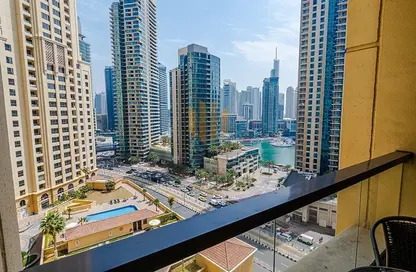 Apartment - 1 Bathroom for rent in Rimal 4 - Rimal - Jumeirah Beach Residence - Dubai