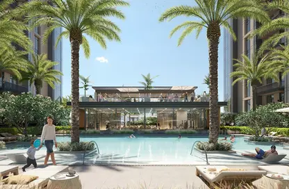 Pool image for: Apartment - 2 Bedrooms - 3 Bathrooms for sale in Kensington Waters B - Kensington Waters - Mohammed Bin Rashid City - Dubai, Image 1