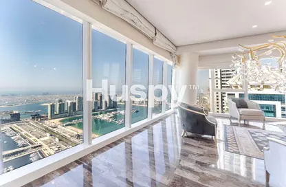 Apartment - 4 Bedrooms - 4 Bathrooms for rent in Damac Heights - Dubai Marina - Dubai