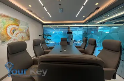 Office Space - Studio - 1 Bathroom for rent in The Prime Tower - Business Bay - Dubai