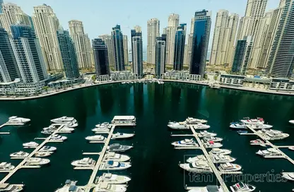 Water View image for: Apartment - 3 Bedrooms - 3 Bathrooms for rent in Vida Residences Dubai Marina - Dubai Marina - Dubai, Image 1
