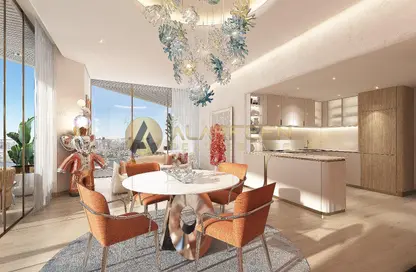 Dining Room image for: Apartment - 1 Bedroom - 2 Bathrooms for sale in Coral Reef - Maritime City - Dubai, Image 1