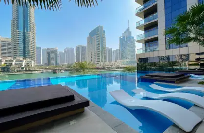 Apartment - 1 Bedroom - 2 Bathrooms for rent in No.9 - Dubai Marina - Dubai