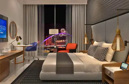 شقة - غرفة نوم - 2 حمامات للبيع في برج دولفين - الخليج التجاري - دبي