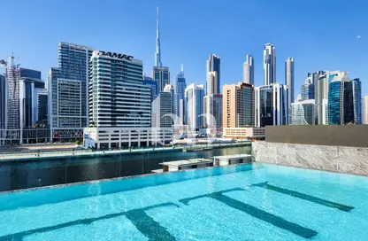 شقة - غرفة نوم - 2 حمامات للايجار في بن غاطي كانال - الخليج التجاري - دبي