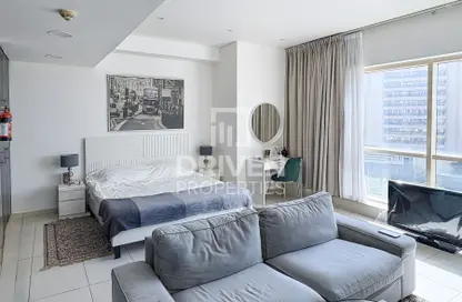 Apartment - Studio - 1 Bathroom for rent in The Royal Oceanic - Oceanic - Dubai Marina - Dubai