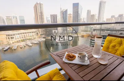Apartment - 1 Bedroom - 2 Bathrooms for rent in Bay Central West - Bay Central - Dubai Marina - Dubai