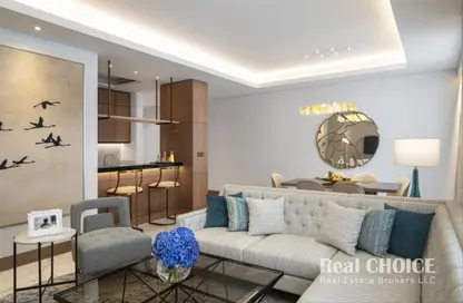 Living / Dining Room image for: Hotel  and  Hotel Apartment - 2 Bedrooms - 3 Bathrooms for rent in Al Jaddaf - Dubai, Image 1